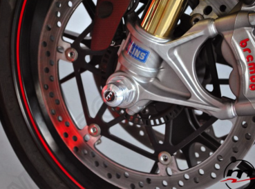 Melotti Racing Sturzpads Achse oder Schwinge Aprilia